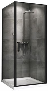 Душевой уголок ABBER Sonnenstrand AG04100B-S75B 100x75см чёрный